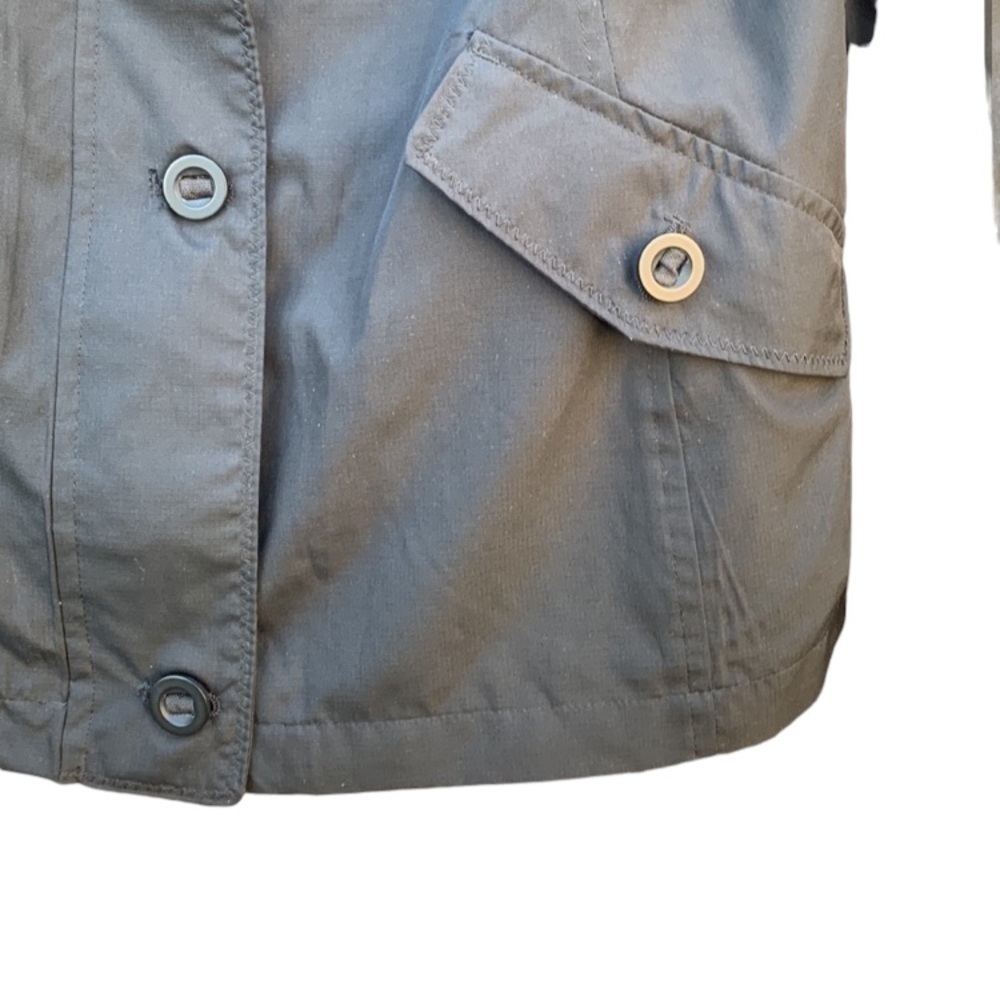 LANDS’ End – Women’s Full Zip/Button Down Fall Jacket - Size XS 2/4 - Black - Picture 5 of 5
